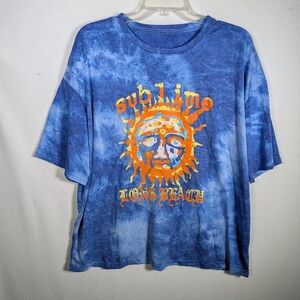 Sublime Long Beach Blue Tie-Dye T-Shirt